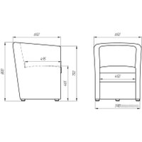 Интерьерное кресло Лама-мебель Рико (Bahama Green)