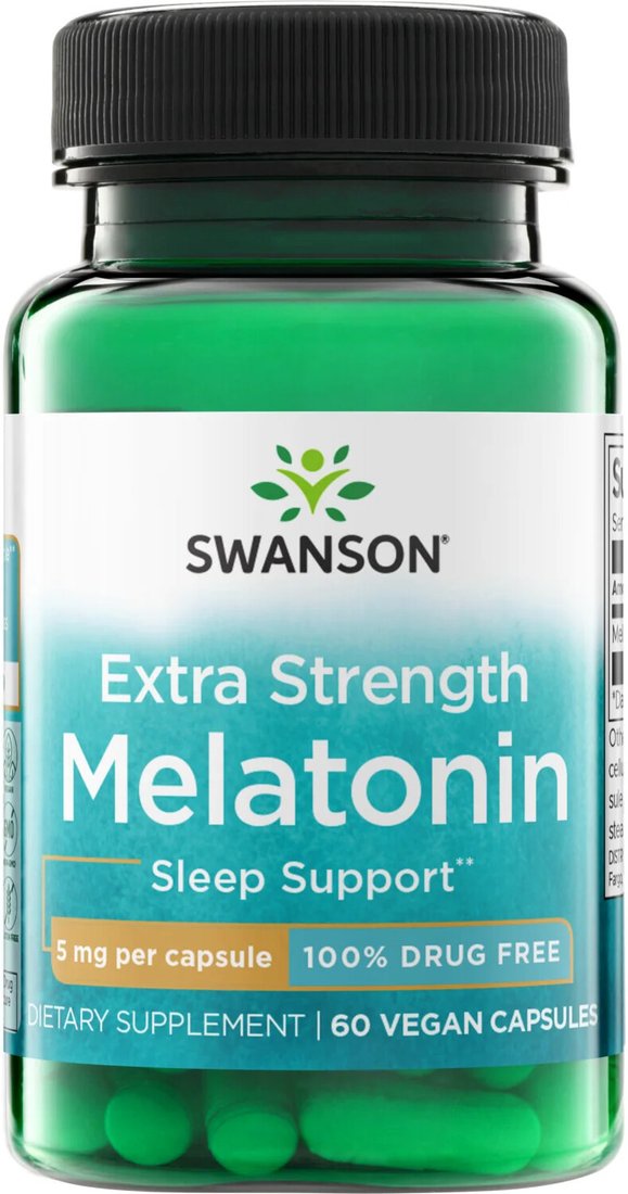 БАД Swanson Extra Strength Melatonin 5 мг (60 капсул)