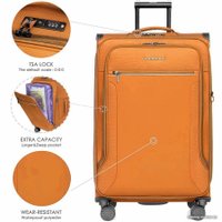 Чемодан-спиннер Verage Vezdehod II Toledo 21002-S 56 см (спелый апельсин)