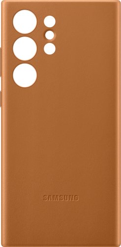 Samsung Leather Case S23 Ultra (песочно-бежевый)