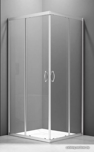 Душевой уголок Veconi 90x90 RV101-90-01-C5 (стекло прозрачное/хром)