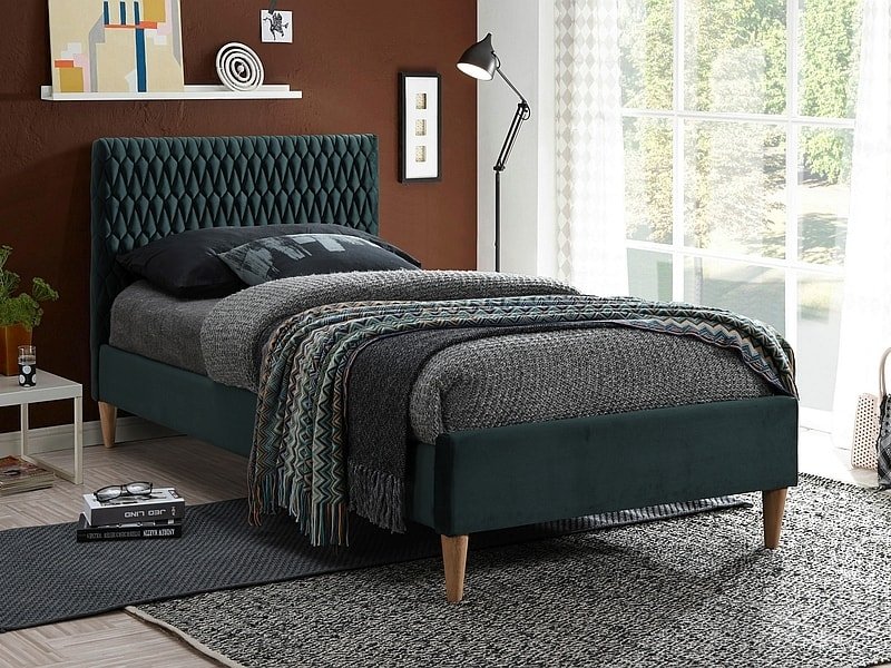 

Кровать Signal Azurro Velvet 90x200 (зеленый)