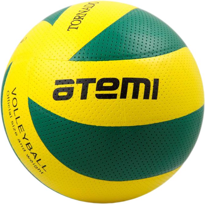 

Волейбольный мяч Atemi Tornado PVC (желтый/зеленый)
