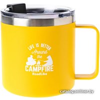 Термокружка RoadLike Camp 415мл (желтый)