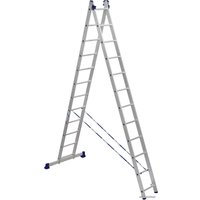 Лестница-стремянка Алюмет двухсекционная универсальная 5212 2x12