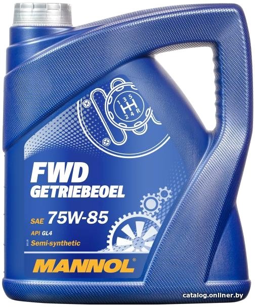 Трансмиссионное масло Mannol FWD Getriebeoel 75W-85 API GL 4 4л