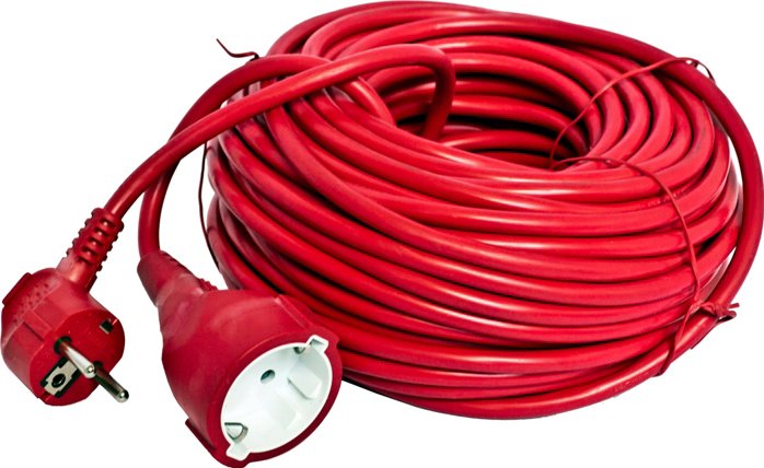 

Удлинитель Electraline 01630 (25 м, красный)