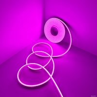 Гибкий неон GS star 2835 120 Led/M 12V 6x12 мм 10 W/M IP65 (розовый)