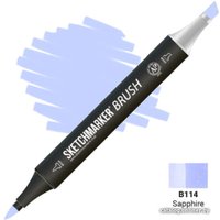 Маркер художественный Sketchmarker Brush Двусторонний B114 SMB-B114 (сапфир)