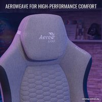 Игровое (геймерское) кресло AeroCool Crown Plus AeroWeave (серый)