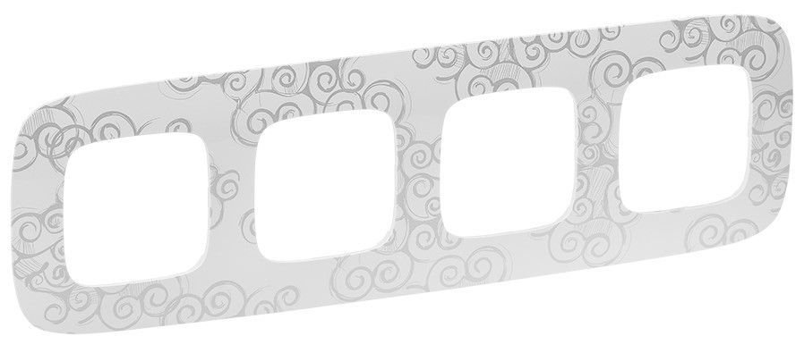 

Рамка Legrand Valena Allure 754344 (нарцисс/хром)