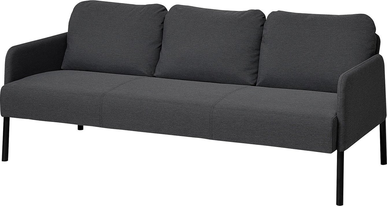 Диван Ikea Glostad Knisa темно-серый 40573285