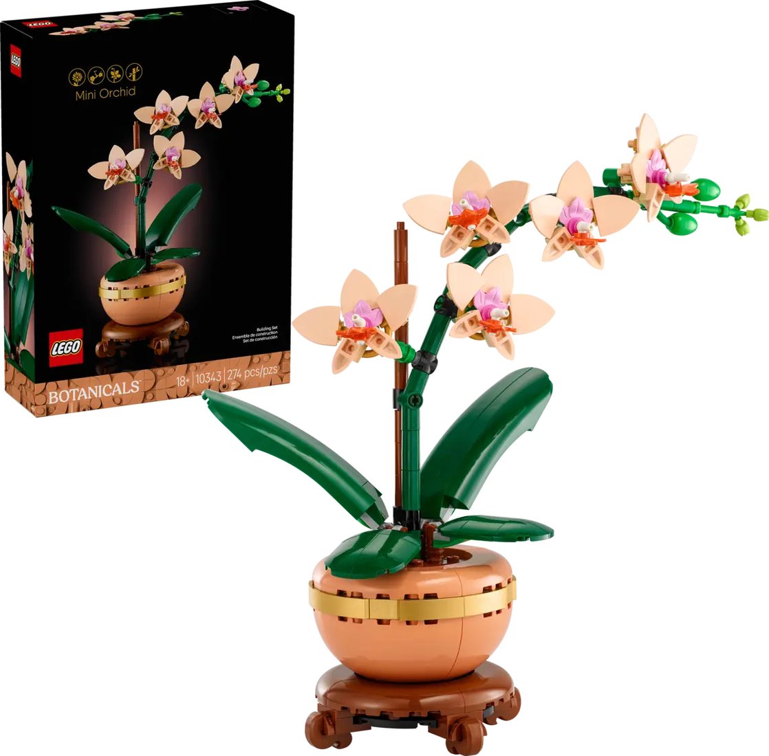 

Конструктор LEGO The Botanical Collection 10343 Мини Орхидея