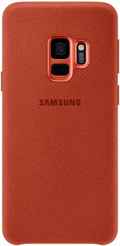 Чехол для телефона Samsung Alcantara Cover для Samsung Galaxy S9 (красный)