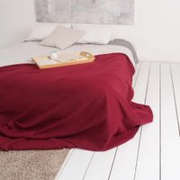 Плед Casa Conforte London Basic 130x170 6154719 (бордовый)