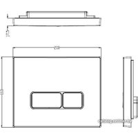 Панель смыва WeltWasser Marberg 410 SE CR