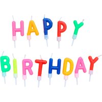 Набор свечей для торта S.G. Home Happy Birthday SG-CC-HBC (разноцветный)