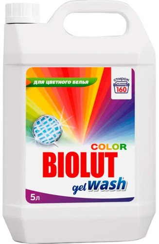 Гель для стирки Biolut Цветное белье 5 л