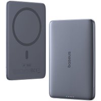 Внешний аккумулятор Baseus PicoGo AM41 Ultra-Slim Magnetic Power Bank 5000mAh (серый)