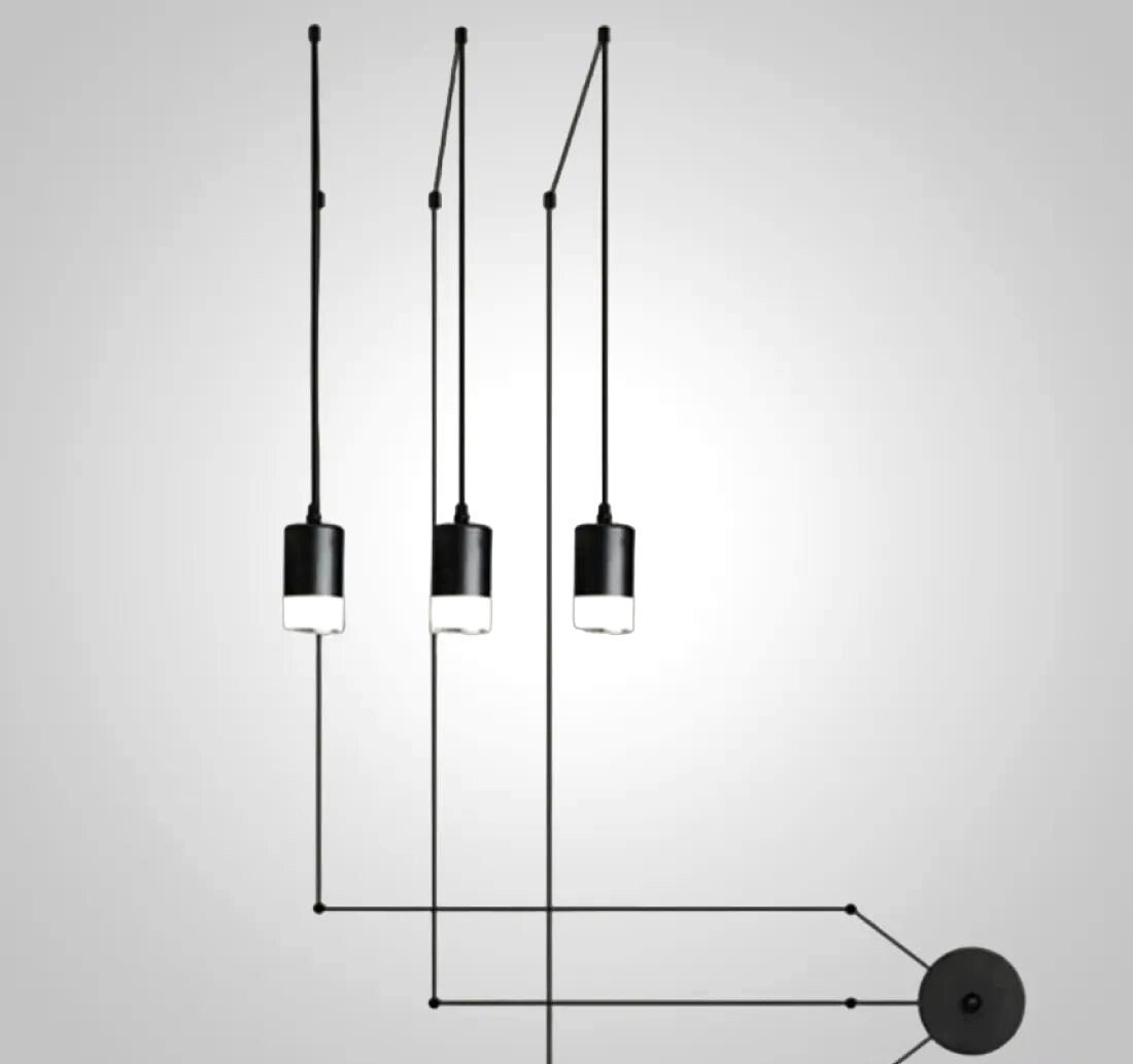 

Подвесная люстра ImperiumLoft Wireflow freeform 40.164 85257-22