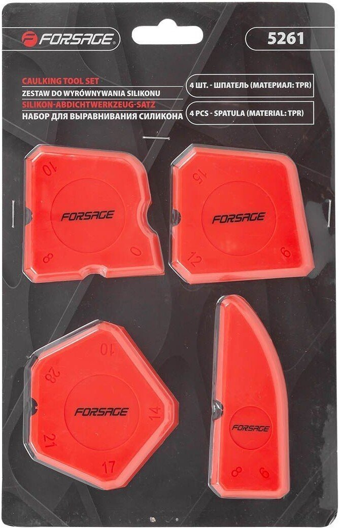 Шпатель для герметика FORSAGE F-5261 (4 шт)