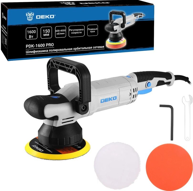 

Полировальная машина Deko PDK-1600 PRO 085-1065