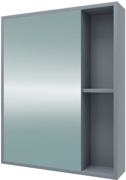 

Teymi Шкаф с зеркалом Aina 50 T60001 (белый/графит)