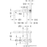 Смеситель Omnires Y1215H CR