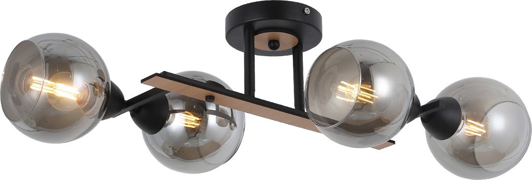 

Припотолочная люстра Escada 1102/4P (черный)