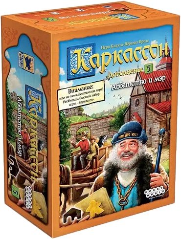 

Настольная игра Мир Хобби Каркассон. Аббатство и мэр