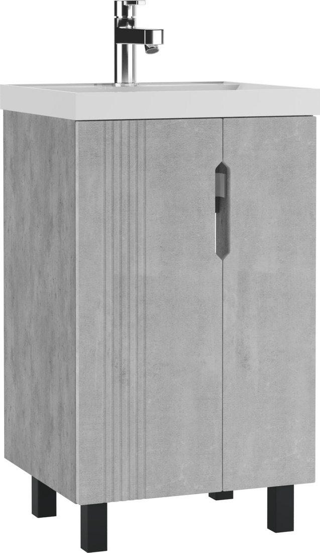 

Айсберг Тумба под умывальник Bazis 50 Марта без ящика (бетон)