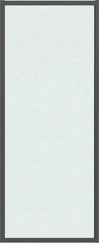 Душевая стенка Grossman Style 80x195 200.K33.05.80.21.02 (черный матовый/стекло шиншилла)