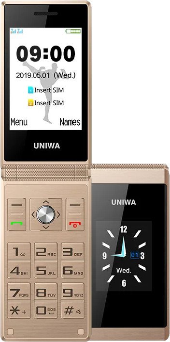 

Телефон Uniwa X28 (золотистый)