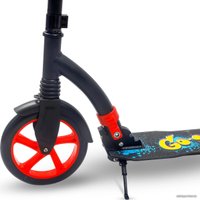 Двухколесный подростковый самокат Indigo Go IN049 (черный/красный)