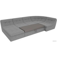 П-образный диван Лига диванов Холидей 101860 (серый)