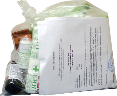 

Аптечка Лайтфарм Универсальная в пакете