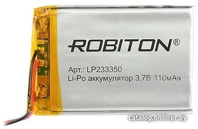 Аккумулятор Robiton LP233350 310mAh 1 шт