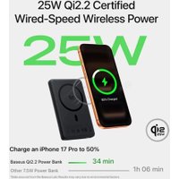 Внешний аккумулятор Baseus PicoGo AM52 Slim Qi2.2 Magnetic Power Bank 45W 10000mAh (черный)