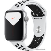 Умные часы Apple Watch Nike Series 5 44 мм (алюминий серебристый/чистая платина)