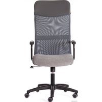 Офисное кресло TetChair Practic флок/кожзам (серый)