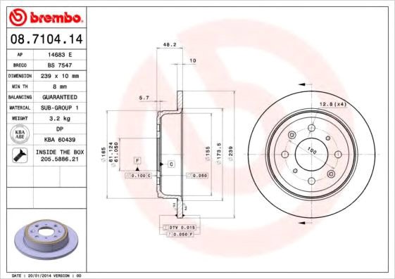 

Brembo 08710414
