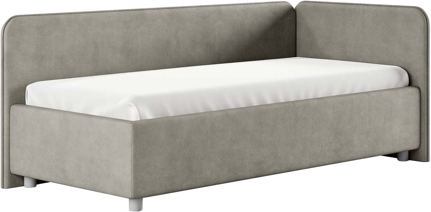 Кровать-тахта Сонум Capri R 90x200 (замша бежевый)