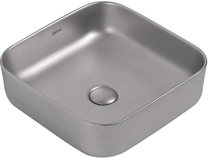 

Умывальник Abber Rechteck AC2211MS (серебро матовый)