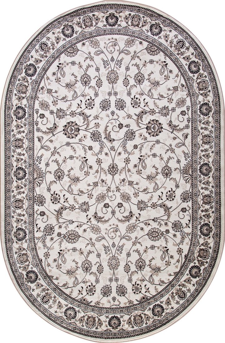 

Ковер для жилой комнаты Merinos Valencia Deluxe d251-OVAL-CREAM-BROWN (1x2)