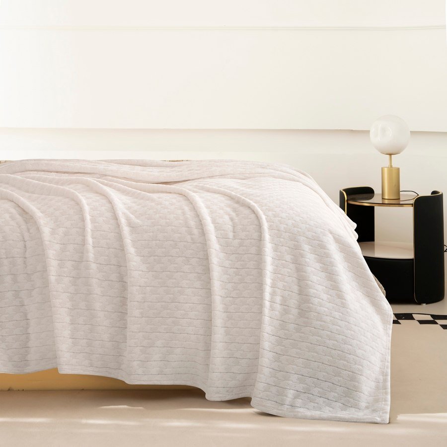 

Плед Karven Фланель 1.5сп PL 013 JACQAURD v4/Cream