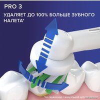 Электрическая зубная щетка Oral-B Pro 3 3500 Cross Action D505.513.3X
