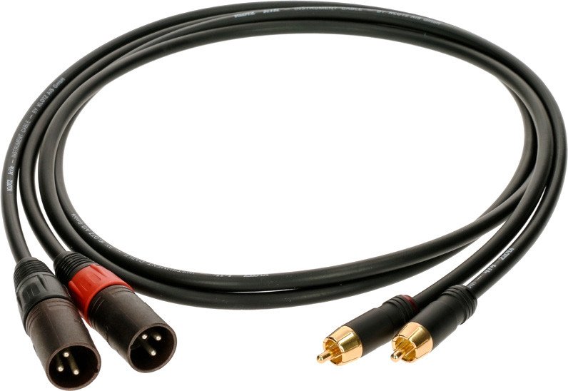

Кабель Klotz AL-RM0300 RCA - XLR (3 м, черный)