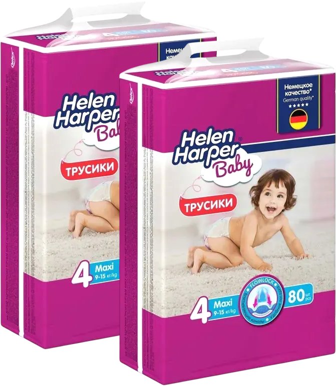 

Трусики-подгузники Helen Harper Baby Maxi (2x80 шт)