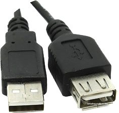 Удлинитель BaseLevel BL-USB2-AmAf-1.8