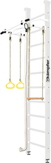 

Детский спортивный комплекс Kampfer Helena Ceiling №6 (3 м, жемчужный/белый турник)